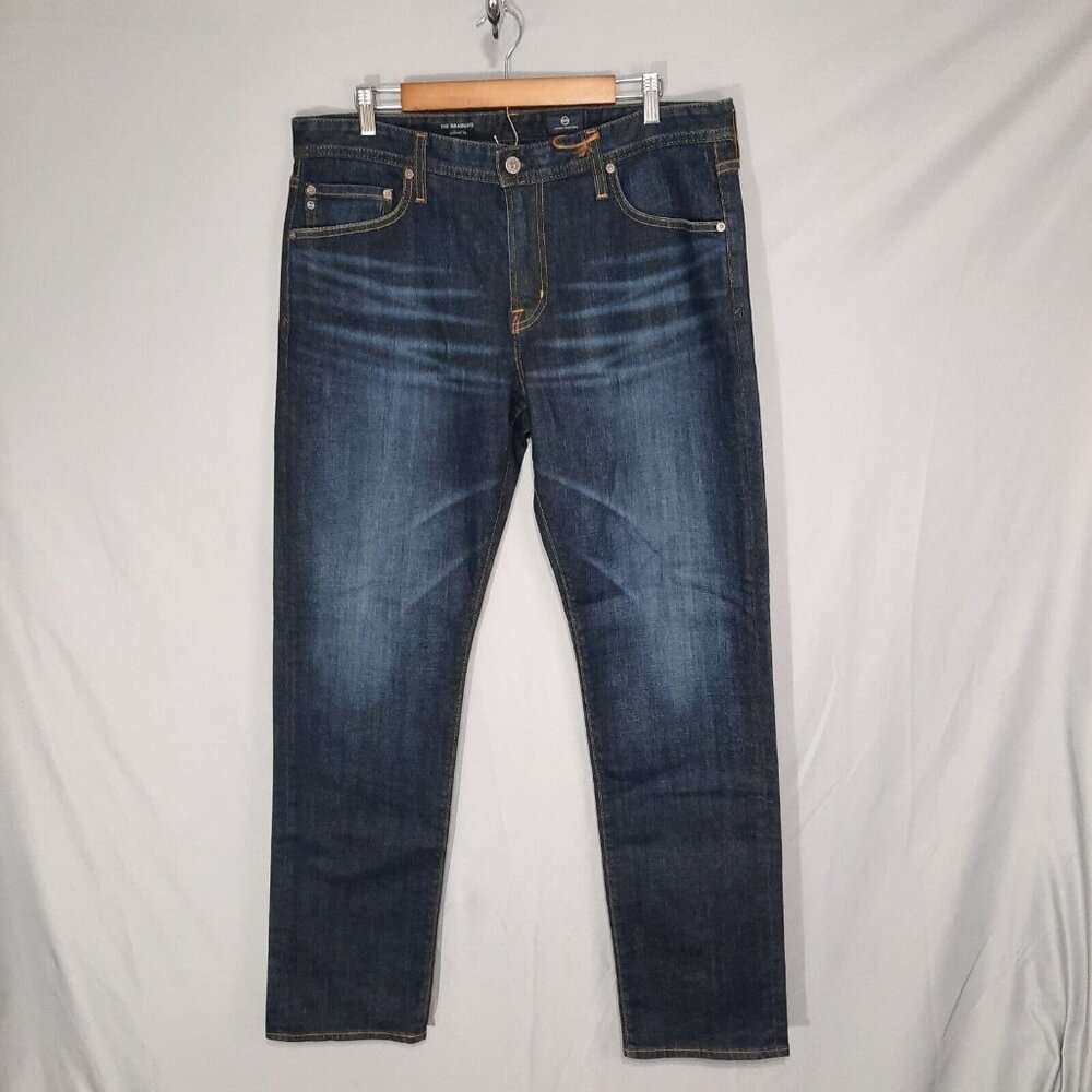 AG Adriano Goldschmied Jeans Mens 36x34 The Graduate Tailored Leg NEW $198